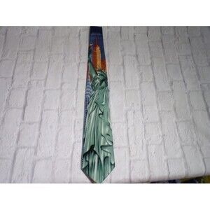 Danggi Man Statue of Liberty Neck Tie Necktie 100% Polyester Teacher History